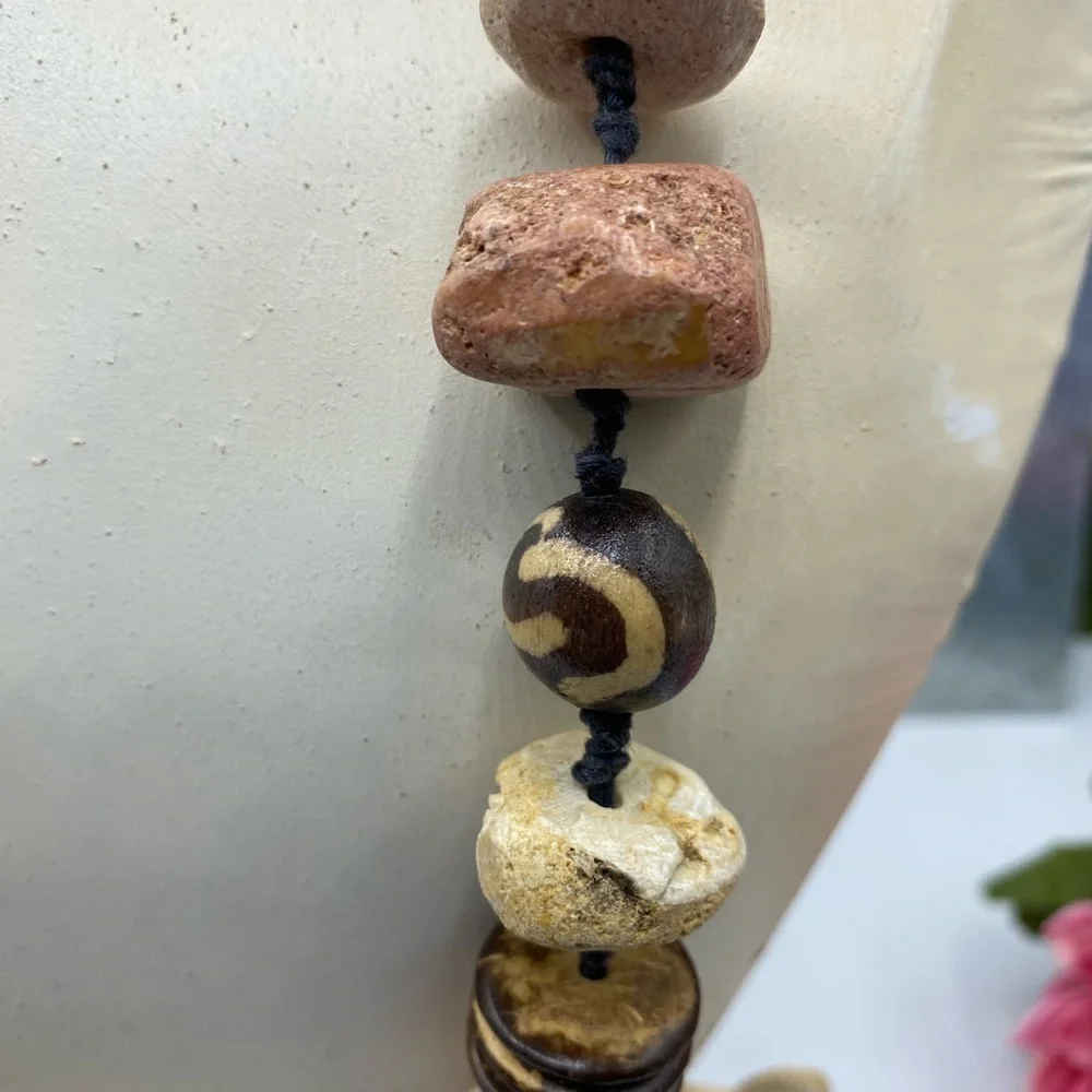 Rock Wood‎ Beaded Necklace